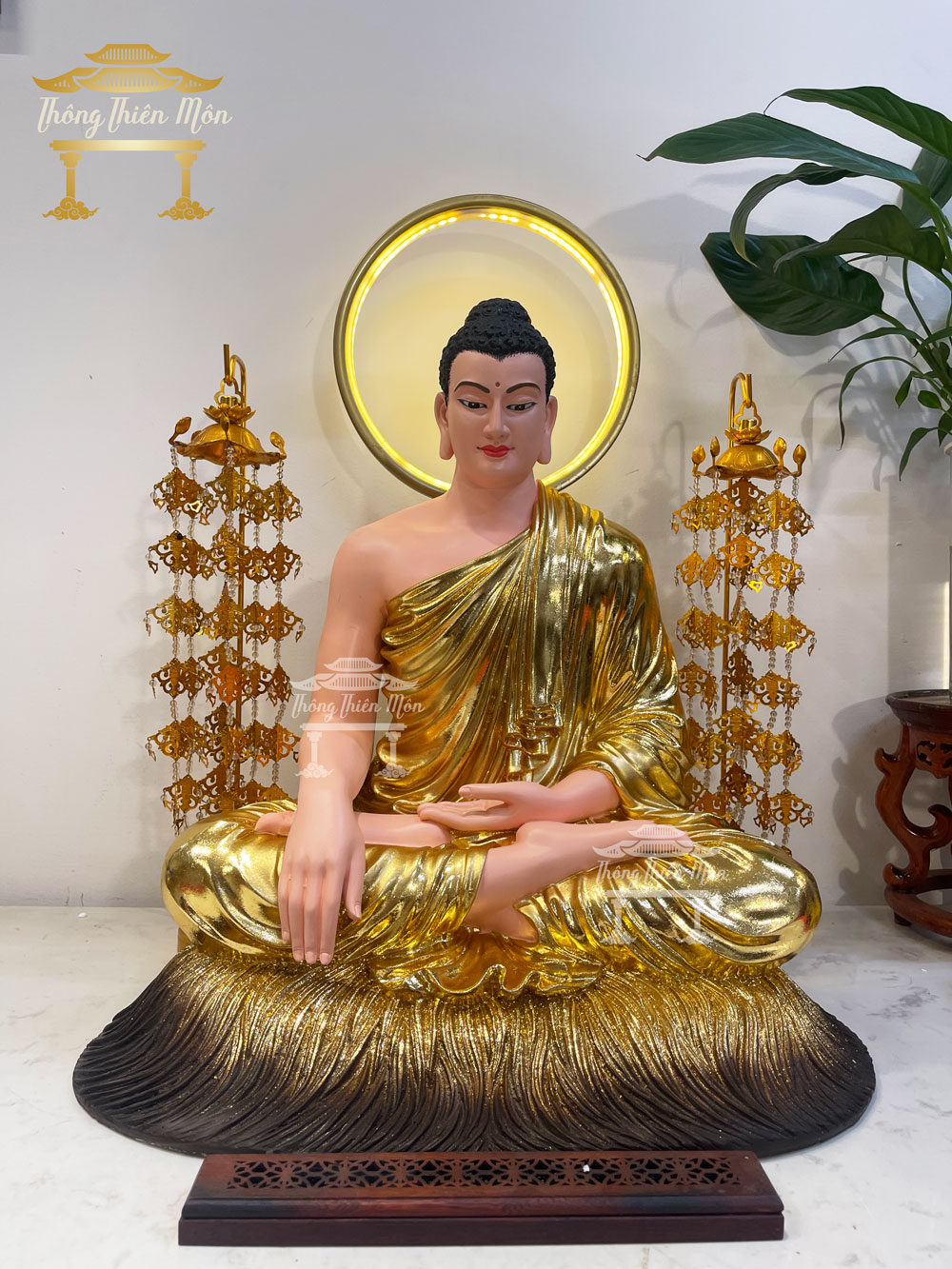 Tôn tượng Thích ca mâu ni Phật cao 45cm 