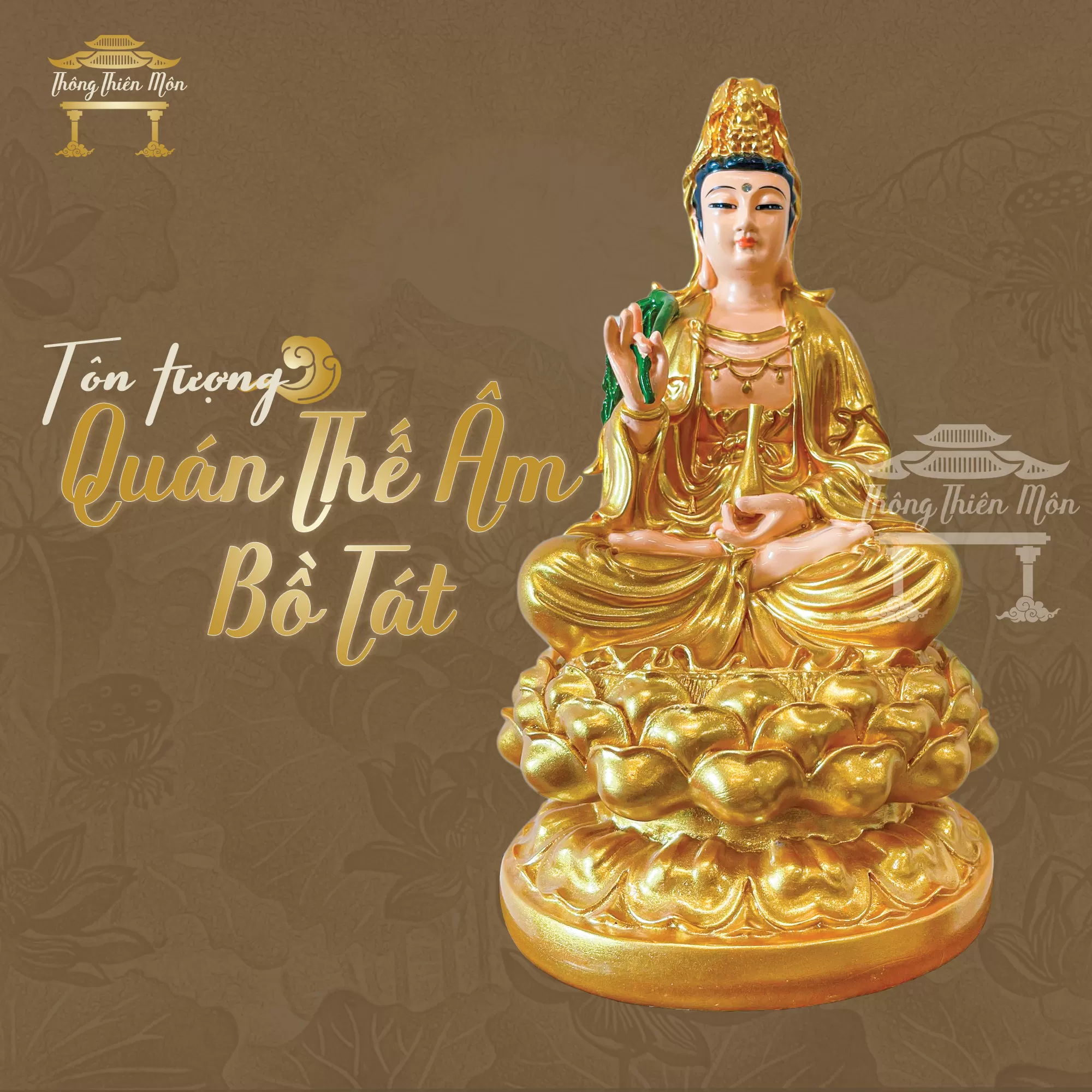 Tượng Quan Âm Bồ Tát, kích thước 30cm