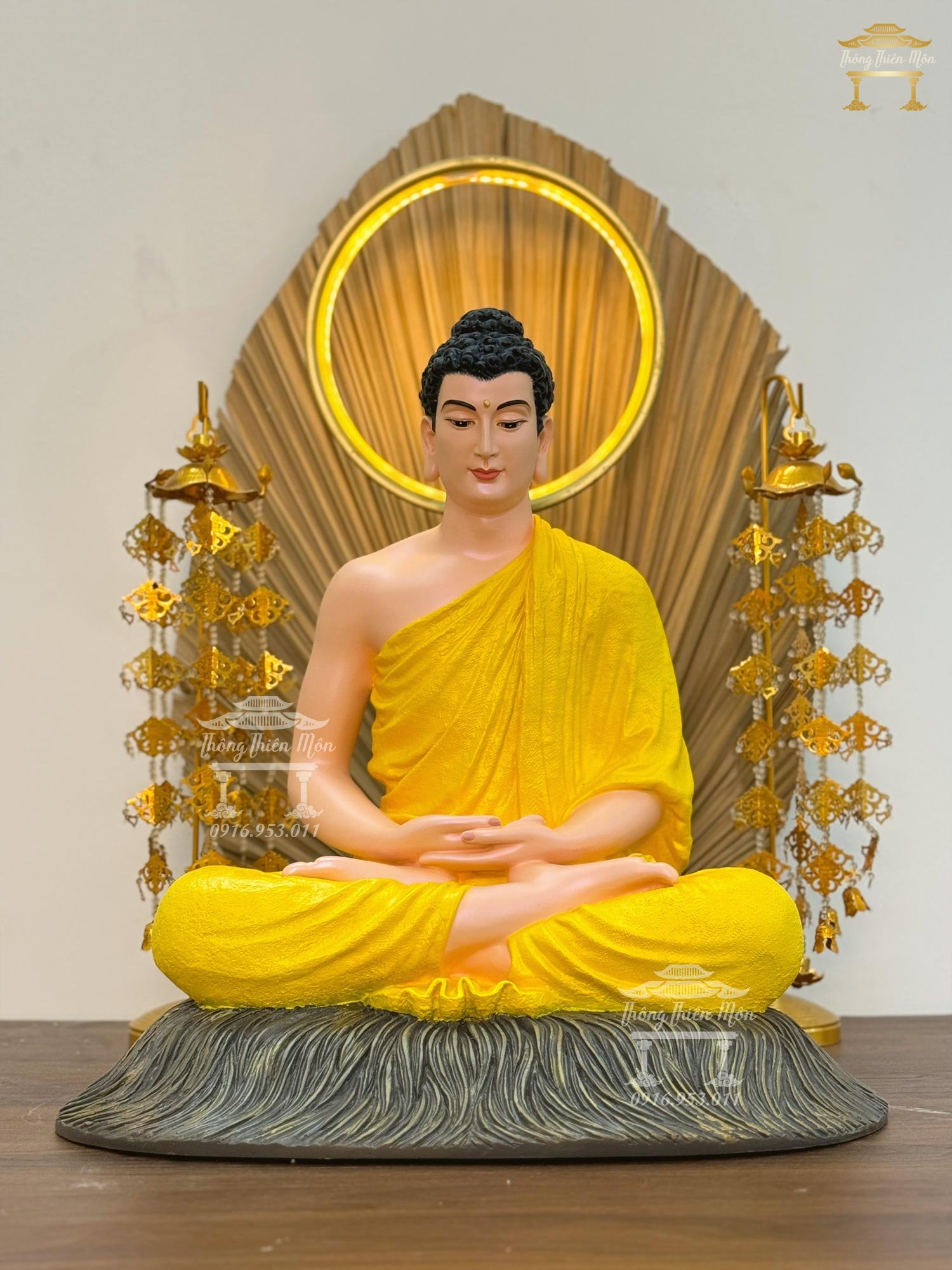 Tượng Bổn Sư Thiền Định, kích thước 45cm