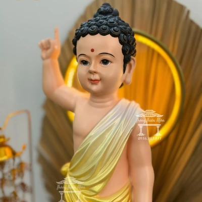 Tôn tượng Đức Phật Đản Sanh - Kích thước 60cm