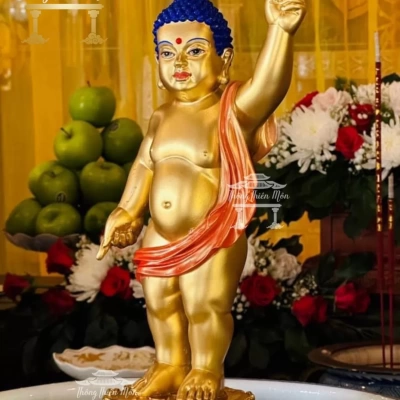 Tượng Đức Phật Đản Sinh, Kích thước 35cm