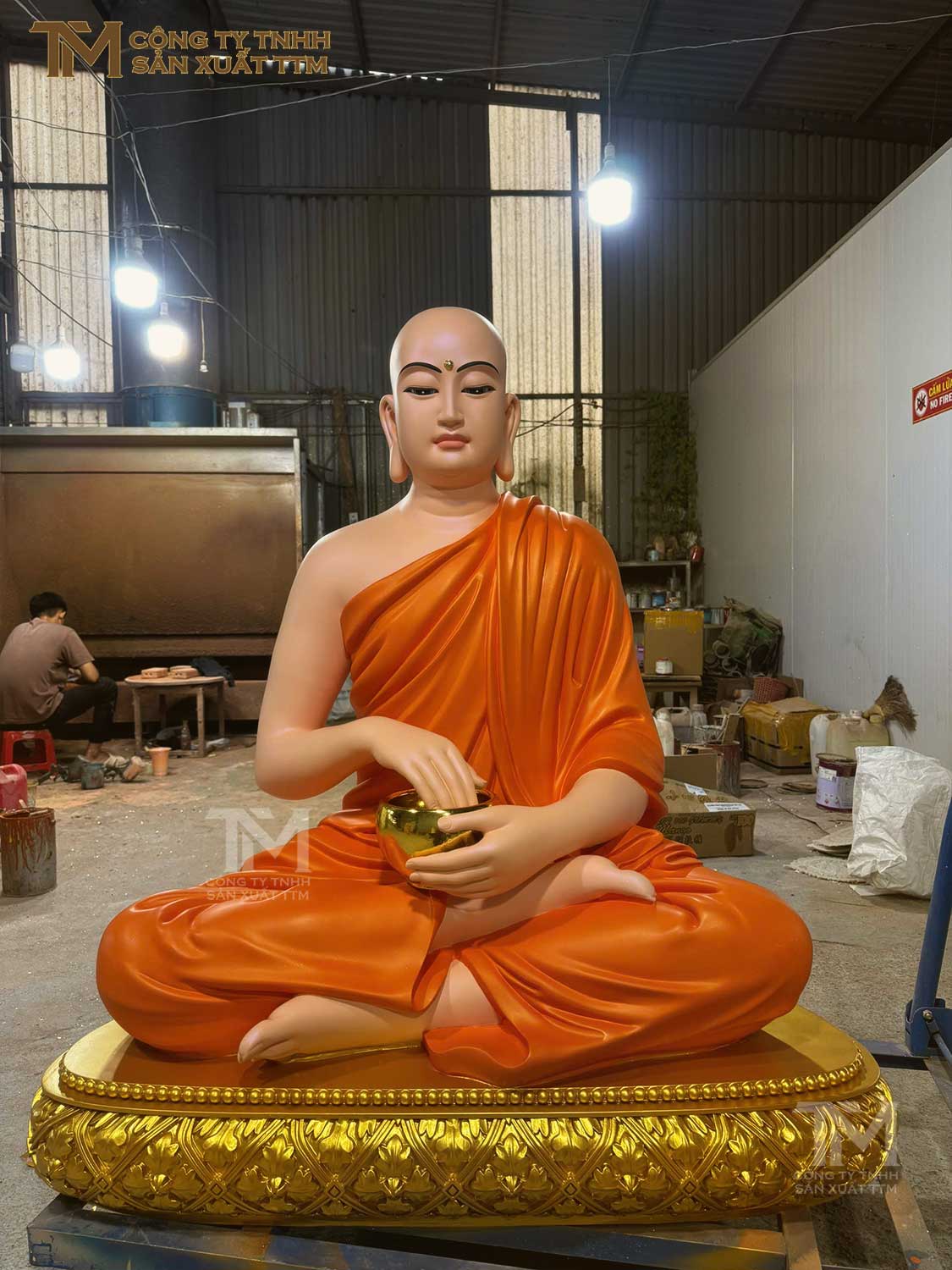 Tôn tượng Sivali, Kích thước 1m2 (120cm) y cam