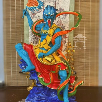 Tôn tượng Tiêu Diện, Cao 80cm, Phối xanh