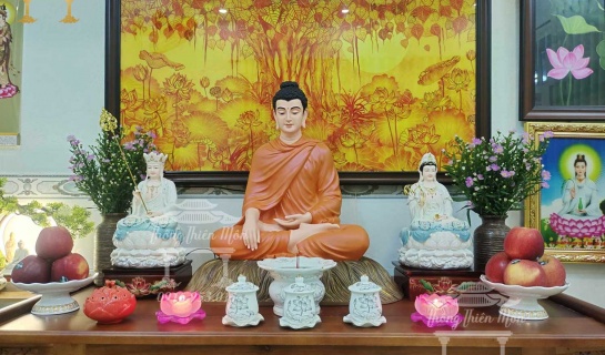 THỜ BỘ TƯỢNG TA BÀ TAM THÁNH ĐÚNG CÁCH