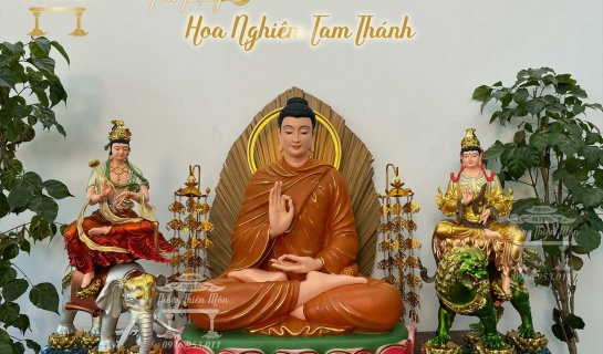 Ý NGHĨA VÀ CÁCH THỜ BỘ HOA NGHIÊM TAM THÁNH ĐÚNG CÁCH